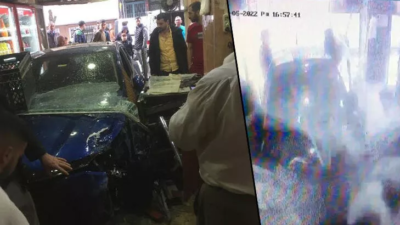 Akılalmaz olay! Fırına araçla girdiler