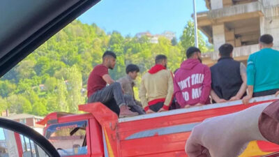 Kaçak ocakta çalışan 9 Afgan yakalandı