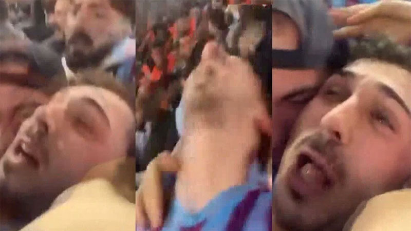 Abdülkadir Ömür kutlamalarda fenalaştı Trabzonspor’un şampiyonluğunu ilan ettiği Fraport TAV Antalyaspor maçında Abdülkadir Ömür