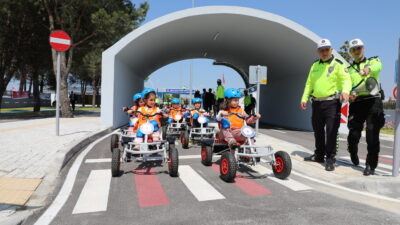Bursa’da trafik kuralları artık çocuk oyuncağı