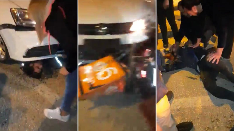 Bursa’da feci kaza! Aracın altında sıkıştı