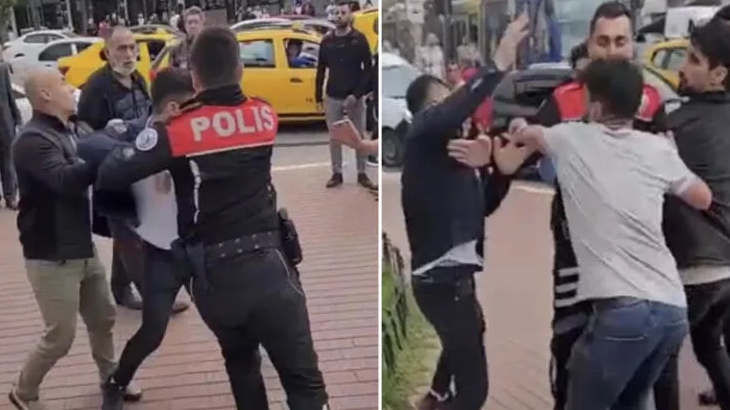 Bursa’da “yan baktın” kavgası