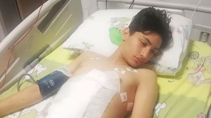 Köpekten kaçmaya çalışan çocuğun dalağı parçalandı