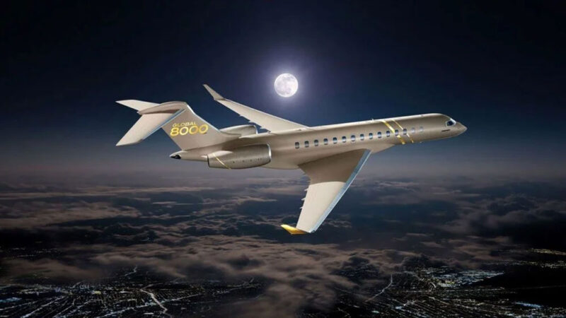 Bombardier dünyanın en hızlı iş jetini tanıttı. Bin kilometreyi aşan
