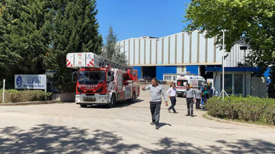 Kocaeli’de fabrika yangını; 10 işçi dumandan etkilendi