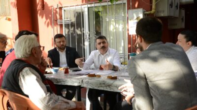 Bursa’da Başkan Yılmaz’dan ev ziyareti