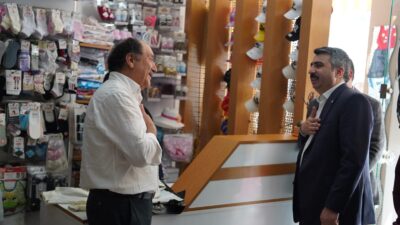 Başkan Yılmaz’dan esnafa bayram ziyareti