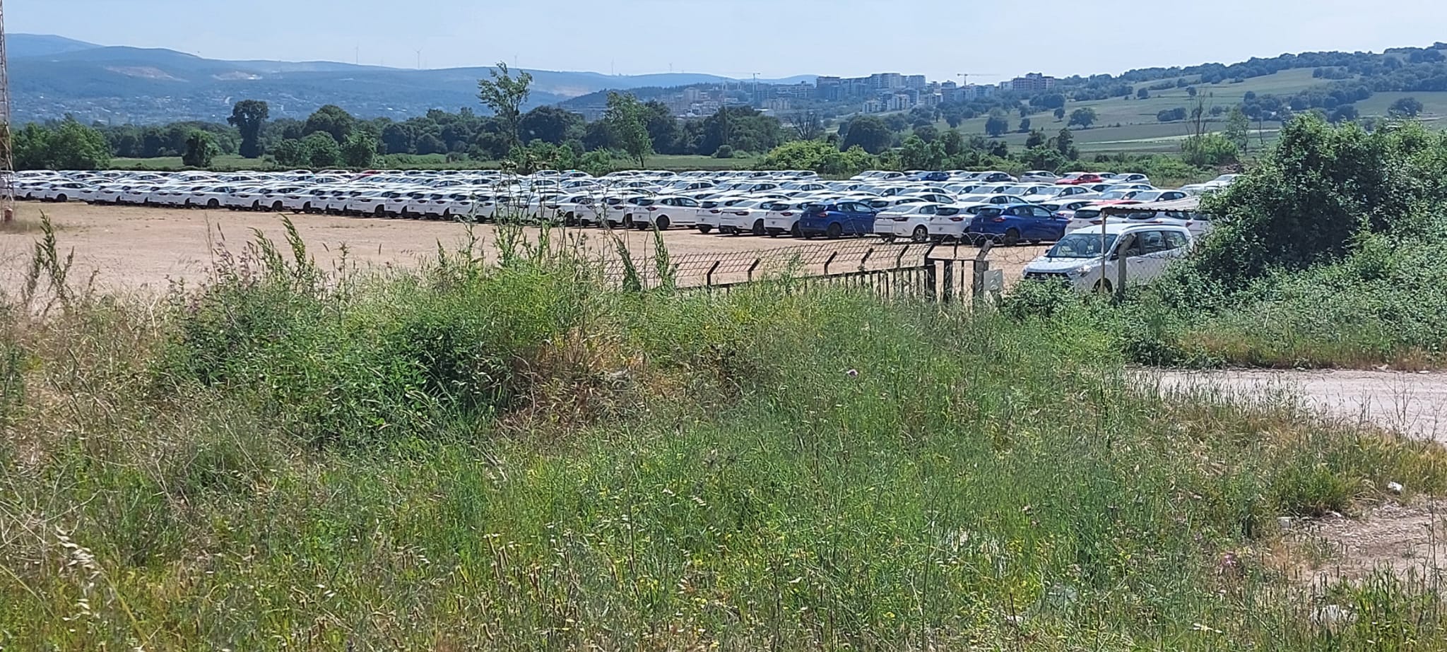Bu fotoğraf Bursa’da çekildi! Hani sıfır kilometre araç yoktu?