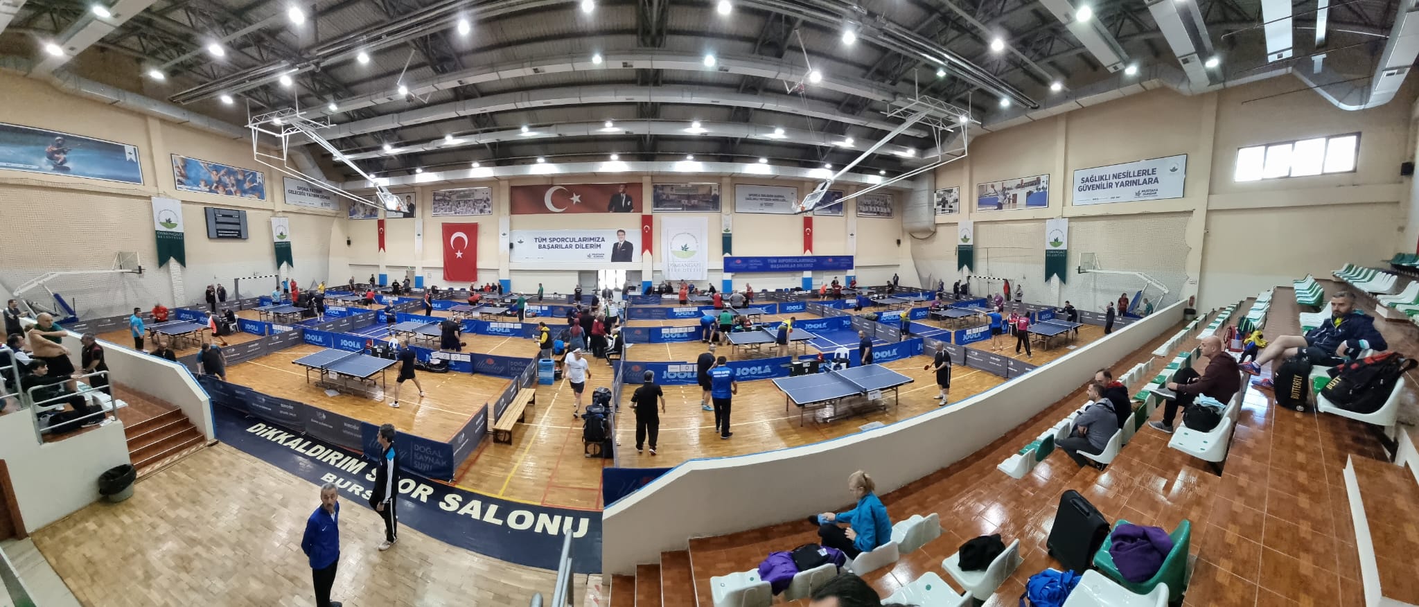 Bursa’da masa tenisi heyecanı Bursa’da masa tenisi heyecanı