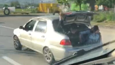 Bursa’da bagajda tehlikeli yolculuk