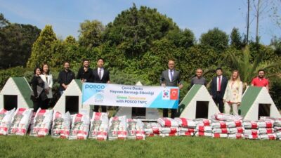 Can dostlara atıklardan barınak yaptılar