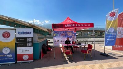 Gürsu metro istasyonunda gençlere Avrupa fırsatları anlatıldı