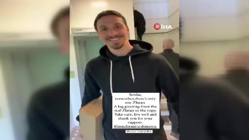 Ibrahimovic’ten Serdar Dursun’a mesaj Ibrahimovic’ten Serdar Dursun’a mesaj