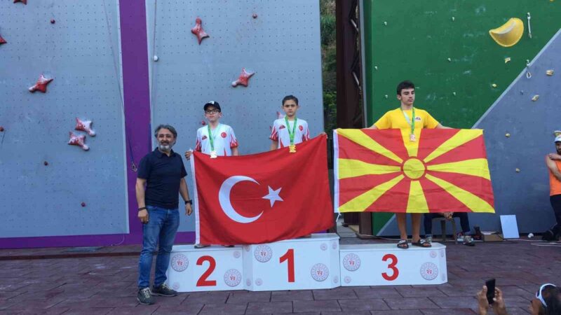 Türkiye Milli Takımı adına Spor Tırmanış Balkan Şampiyonasına katılan İnegöl