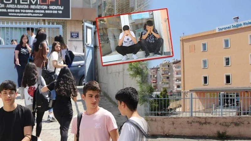 Öğrenciler dersteyken okula haciz