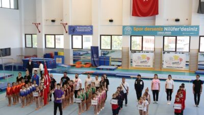 Minik cimnastikçiler Nilüfer’de yarıştı
