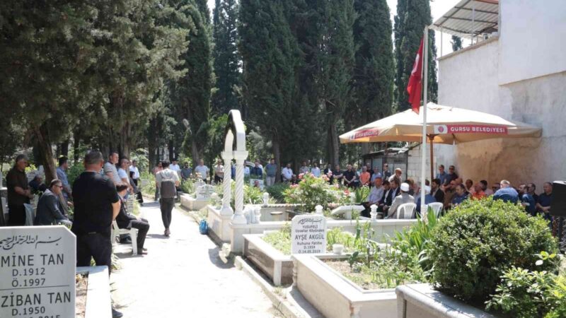 Gürsu’nun Şehit Belediye Başkanı Cüneyt Yıldız, vefatının 7. seneidevriyesinde, kabri