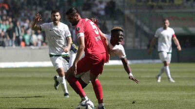 Bursaspor’a hayat veren gol! Yok böyle sevinç…