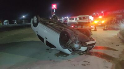 Bursa’da bu araçtan sağ çıktı! Büyük faciadan dönüldü…