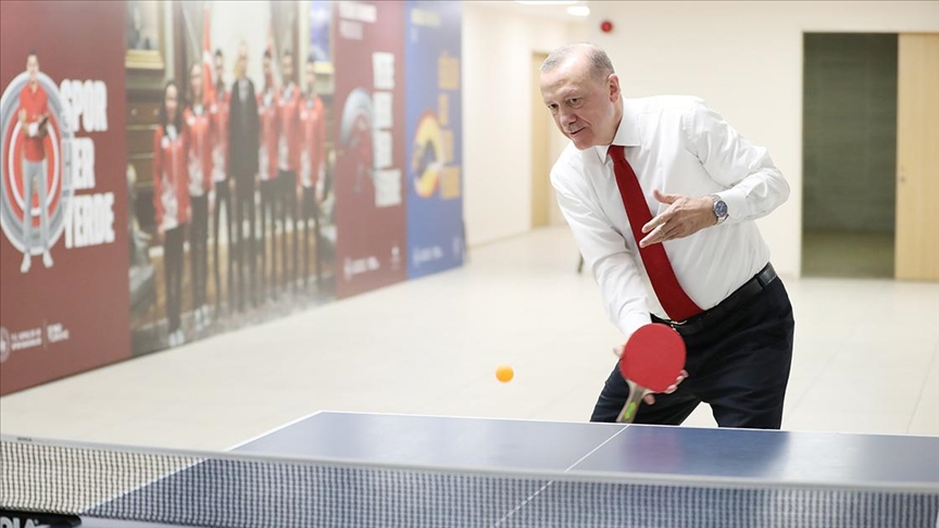 Cumhurbaşkanı Erdoğan’ın masa tenisindeki raket tutuşu, NFT’ye dönüştürüldü