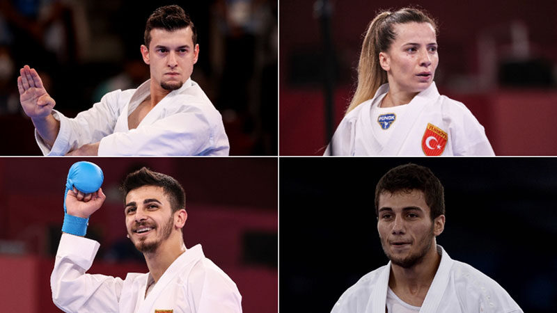 Avrupa Karate Şampiyonası'nda erkekler kata finalinde Ali Sofuoğlu, erkekler kumite