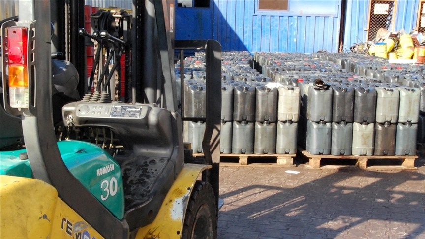 130 ton karışımlı akaryakıt ele geçirildi