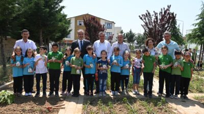 Bursa’da minikler toprakla buluştu