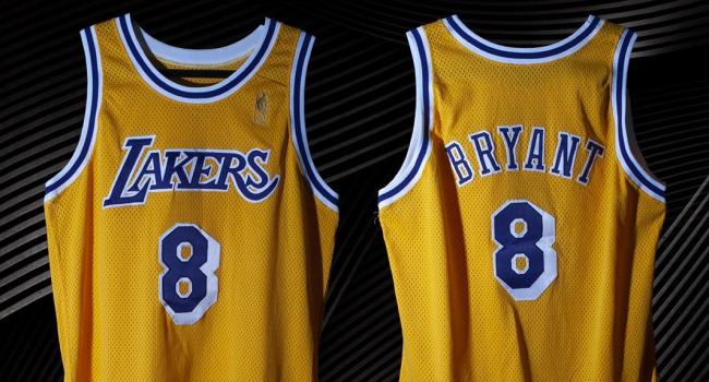 Kobe Bryant’ın çaylak sezon formasına servet Kobe Bryant’ın çaylak sezon formasına servet