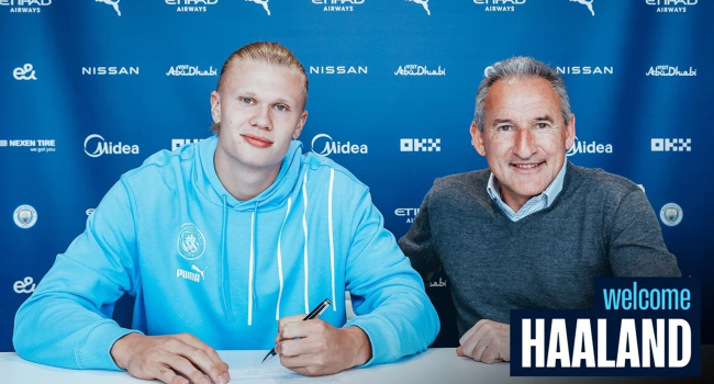 Haaland resmen M. City’de