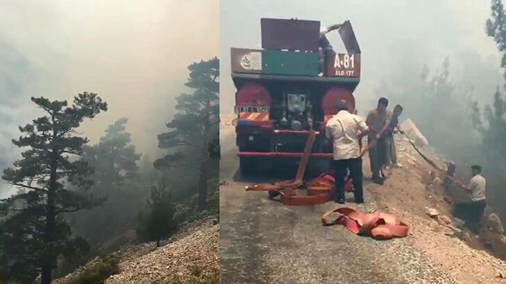Antalya’da orman yangını
