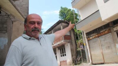 Rize’de fıkra gibi daire! Balkon var, kapı yok…