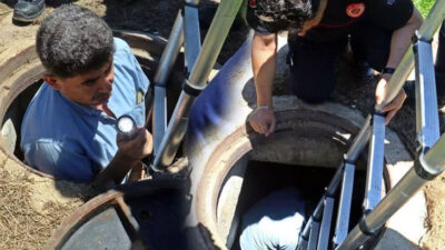 ‘Kanalizasyona hırsızlık şüphelisi girdi’ ihbarı ekipleri alarma geçirdi