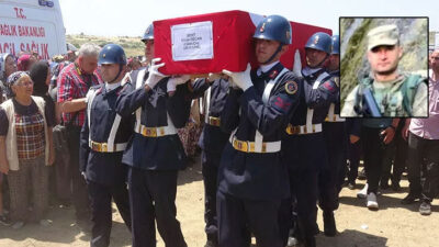 Şehit Jandarma Uzman Çavuş Özcan, son yolculuğuna uğurlandı