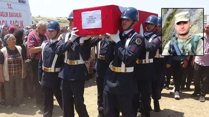 Şehit Jandarma Uzman Çavuş Özcan, son yolculuğuna uğurlandı