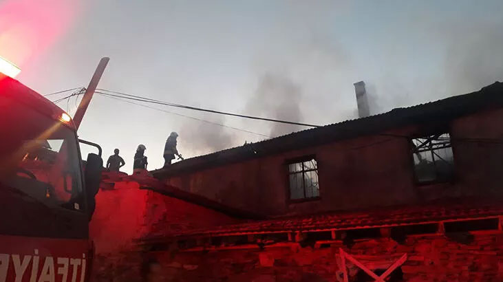 Dehşet! Evini ateşe veren koca öldü, eşi ve çocukları ağır yaralı