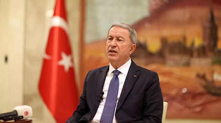 Bakan Akar, Ukraynalı mevkidaşı ile görüştü