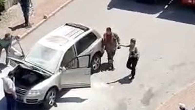 Bursa’da panik anları! Her şey bir anda oldu