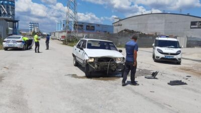 Bursa’da otomobiller çarpıştı