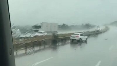 Bursa’da otobandaki kaza kamerada