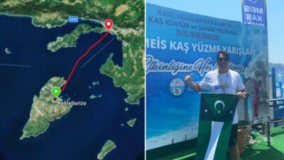 Bursalı belediye başkan yardımcısı Yunan adasından Türkiye’ye yüzerek geçti
