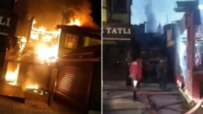 Bursa’da korkutan yangın