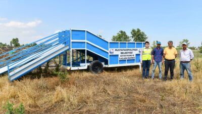 Mobil koyun banyosunda kurban öncesi yoğun mesai