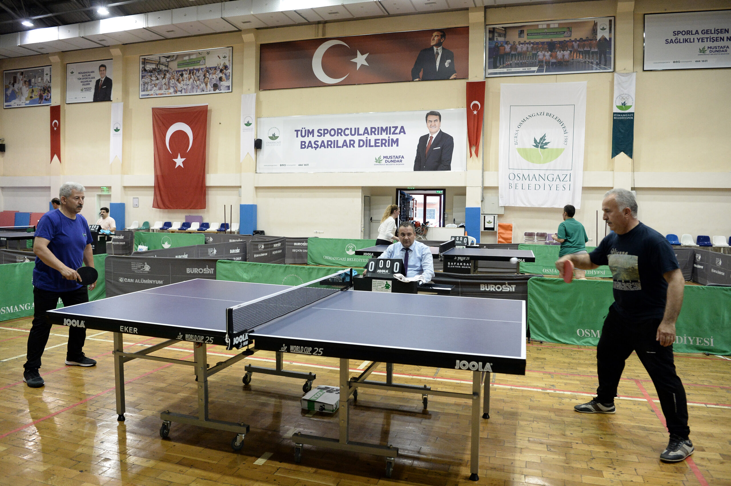 Masa tenisinde şampiyonlar belli oldu Masa tenisinde şampiyonlar belli oldu