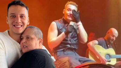 Edis sahnede gözyaşlarına boğuldu