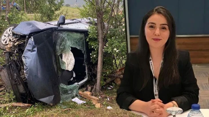 Duruşmadan dönen avukat kaza yaptı!