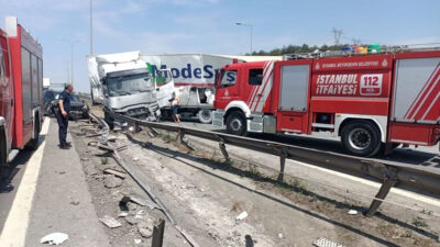 TEM Otoyolu’nda zincirleme kaza