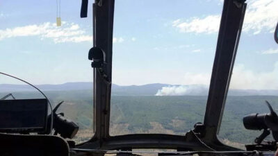 İzmir’de orman yangını