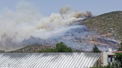 Antalya’da makilik alanda yangın
