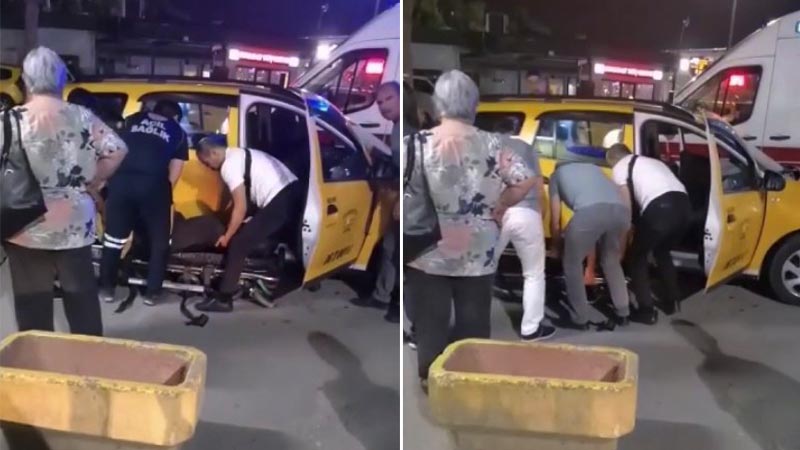 Bursa’da takside kalp krizi geçirdi! Yardımına çevredekiler koştu