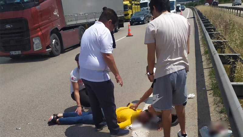 Bursa’da otobanda feci kaza